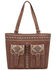Image #1 - Montana West Women's Southwestern Print Concealed Carry Tote, Brown, hi-res