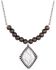 Image #1 - Montana Silversmiths Women's Blank Slate Beaded Necklace, Silver, hi-res