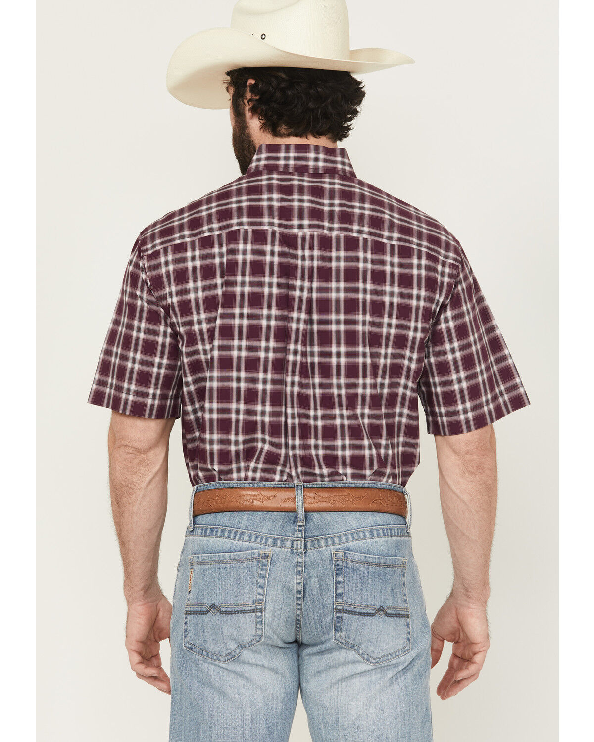 Cinch Men´s Plaid Print Short Sleeve Button-Down WesternShirt teamlce.in - Image 5