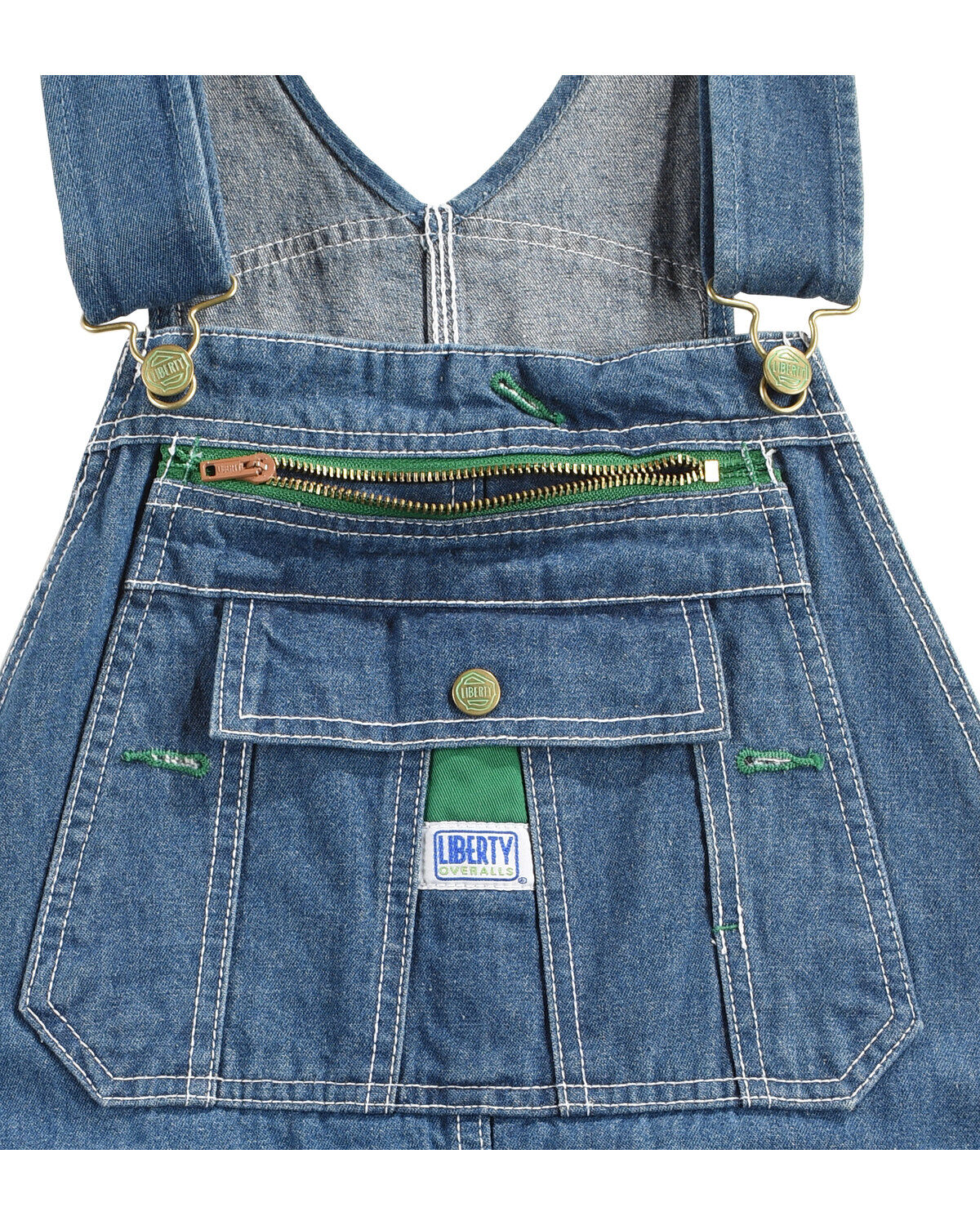 stonewashed bib overalls