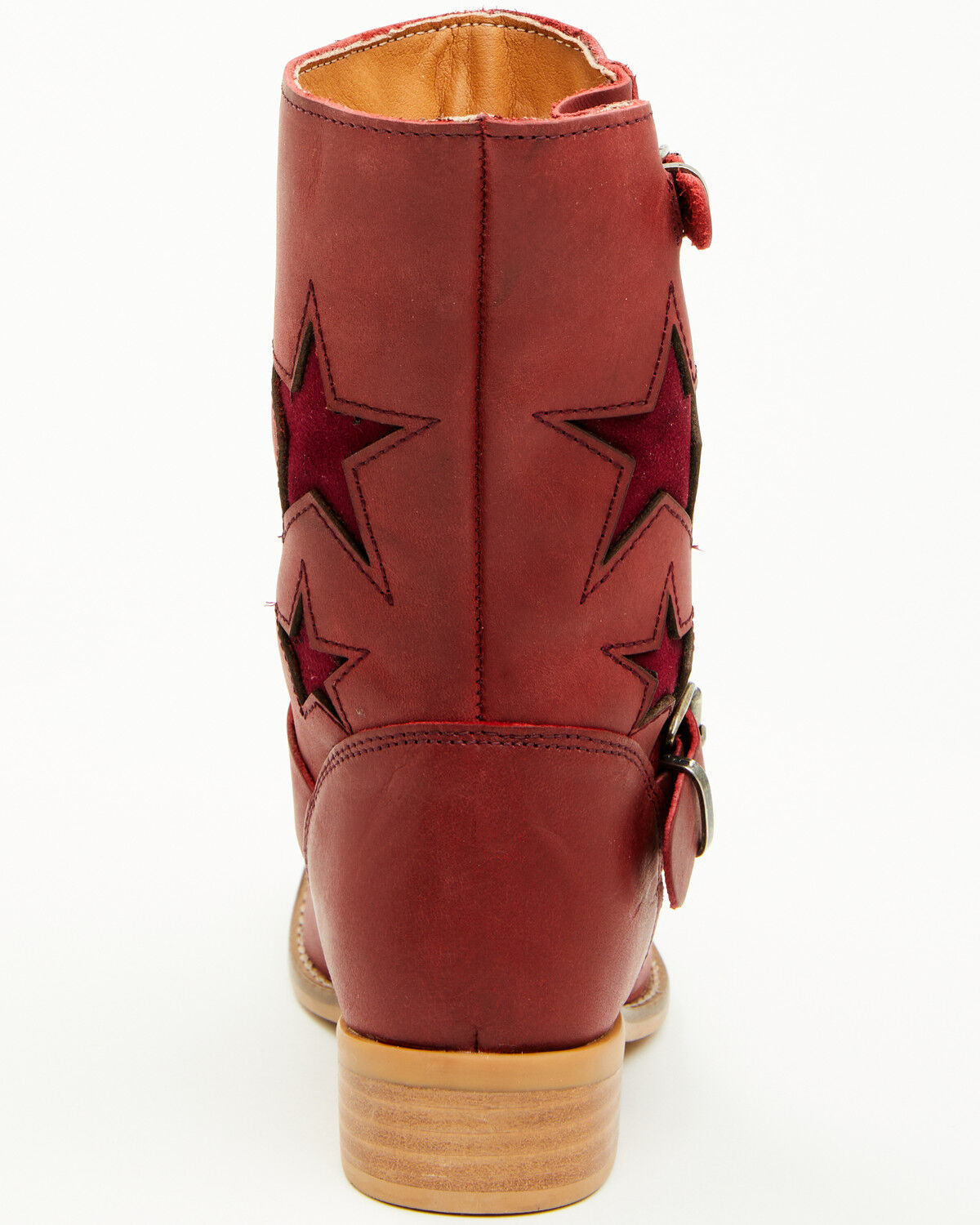 Product Name:  Dingo Little Girls' Blacklist Star Inlay Harness Boots - Square Toe