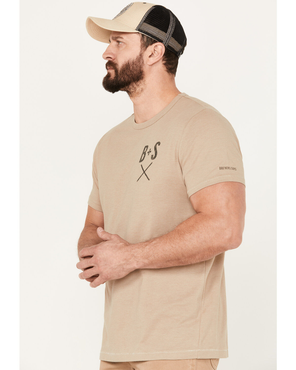 Image #2 - Brothers and Sons Men's Buffalo Logo Short Sleeve Graphic T-Shirt, , hi-res