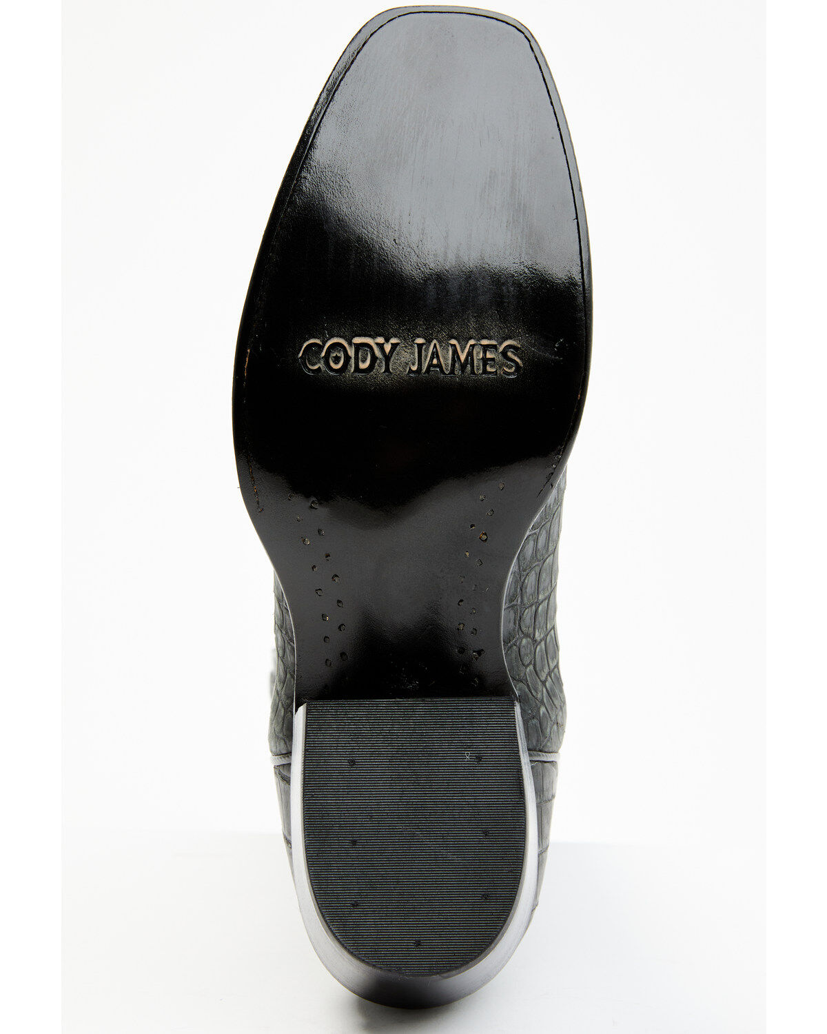Image #7 - Cody James Men's Exotic Alligator Western Boots - Square Toe, Grey, hi-res