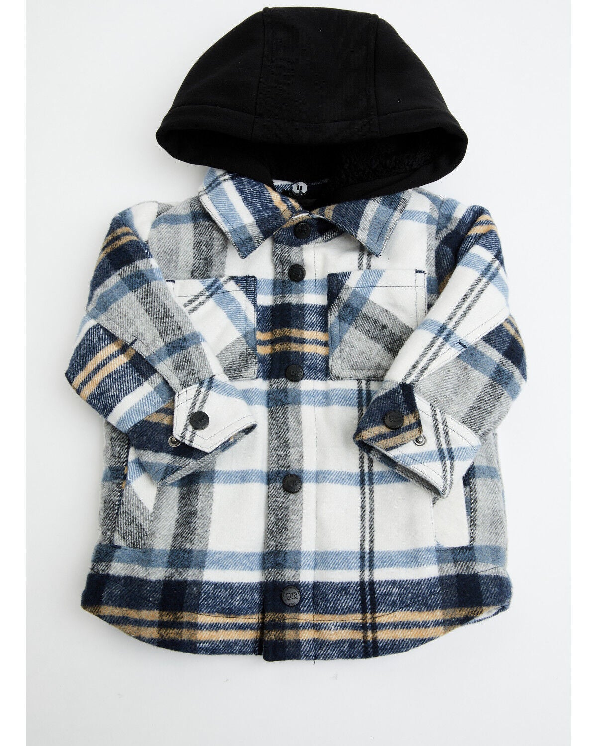 Urban Republic Infant Boys' Plaid Print Shirt Jacket, Multi, hi-res