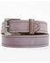 Image #1 - Hawx Men's Contrast Stitch Basic Belt, Dark Brown, hi-res