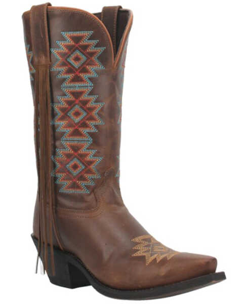 Laredo Women's Charmayne Western Boots - Snip Toe, Brown, hi-res