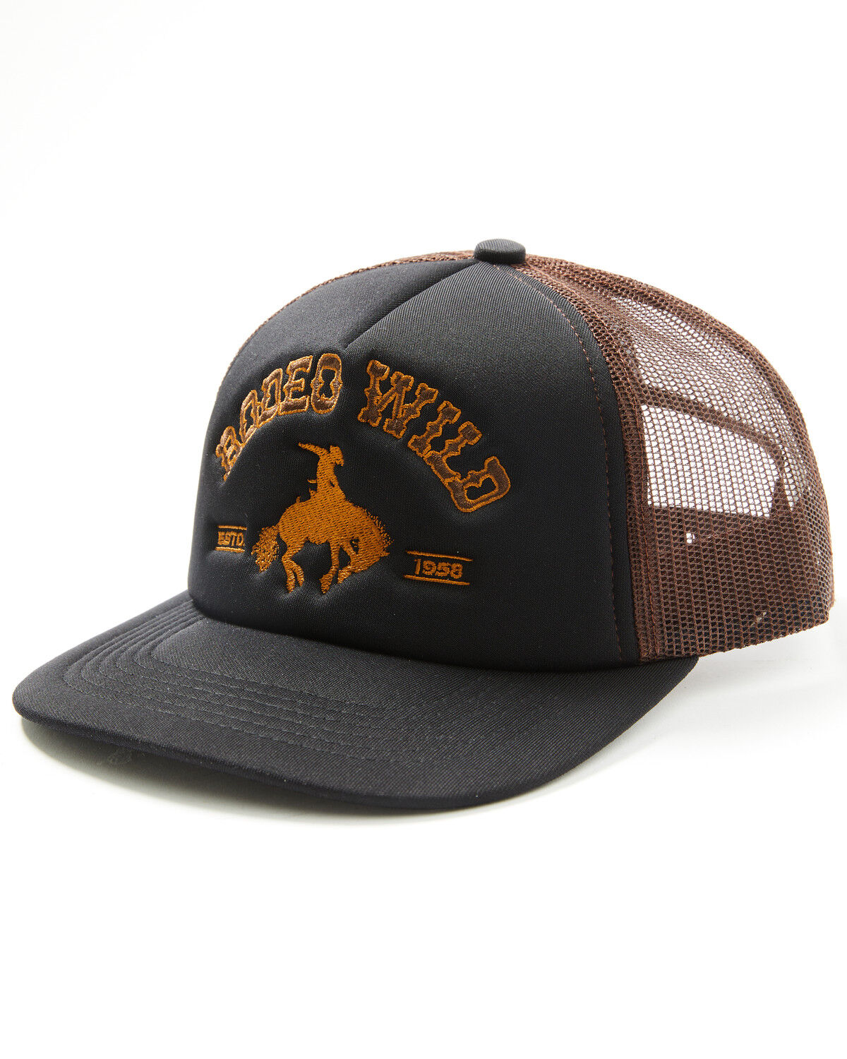 Image #1 - Cody James Boys' Rodeo Wild Foam Ball Cap, Brown, hi-res