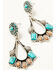 Image #2 - Shyanne Women's Teardrop Statement Earrings, Natural, hi-res