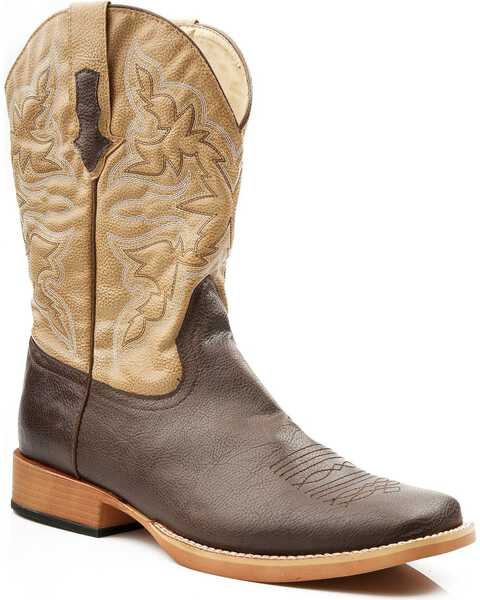 Roper Men's Western Boots, Brown, hi-res
