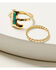Image #3 - Shyanne Women's Boot Leaf Ring Set - 5 Piece, Gold, hi-res
