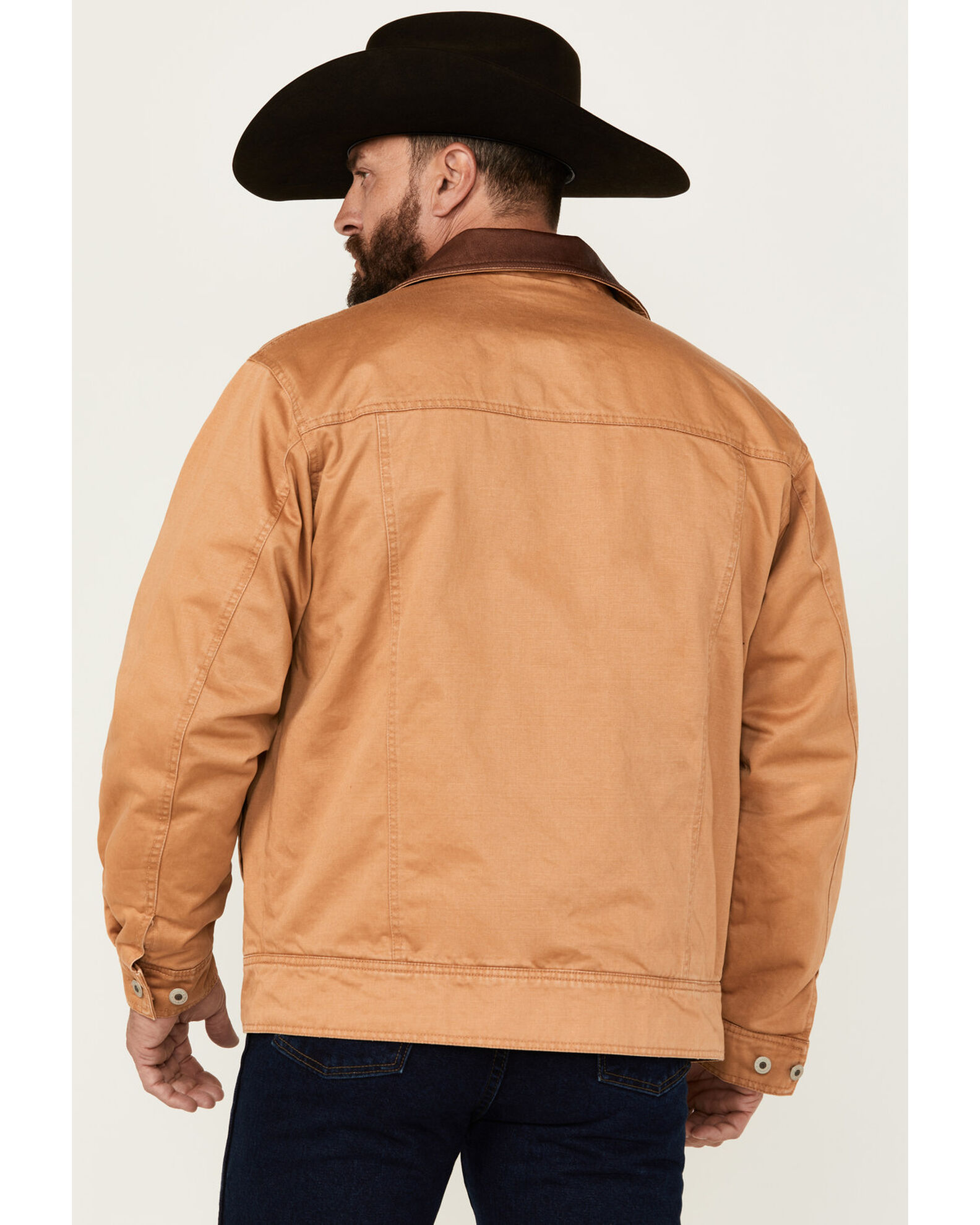 Resistol Men s Journey Solid Canvas Button Down Jacket Boot Barn