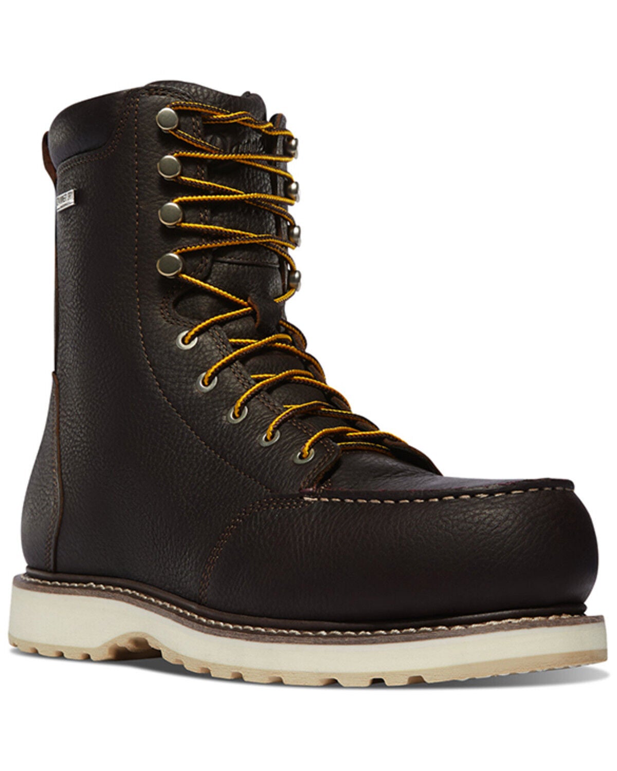 Danner Men's 8" Cedar River Moc Work Boots - Soft Toe, Dark Brown, hi-res