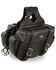 Image #2 - Milwaukee Leather Medium PVC Saddle Bag, Black, hi-res