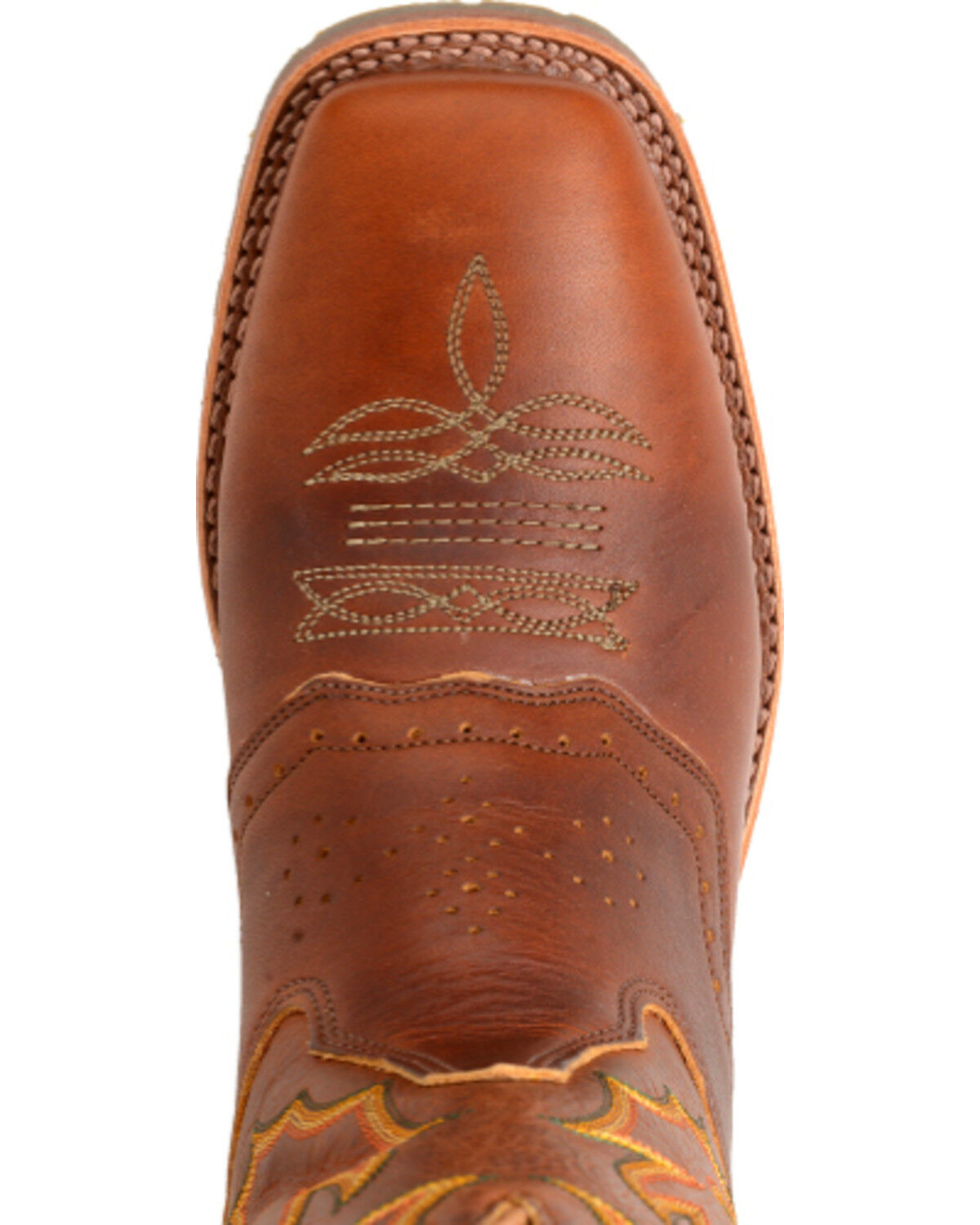 Image #5 - Double H Men's Snakebite Saddle Vamp Western Boots - Square Toe, , hi-res