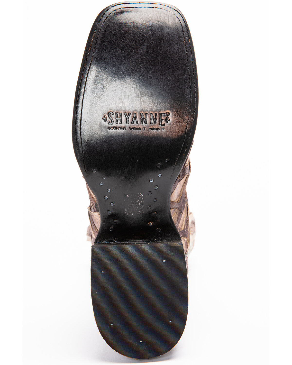 Image #7 - Shyanne Women's Exotic Pirarucu Western Boots - Square Toe, , hi-res