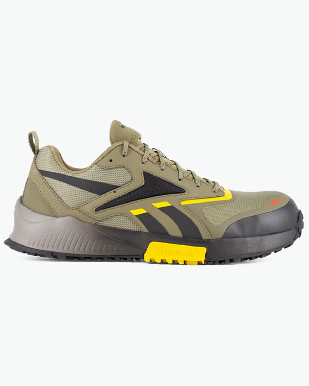 Image #1 - Reebok Men's Lavante Trail 2 Athletic Work Shoes - Composite Toe, Black, hi-res