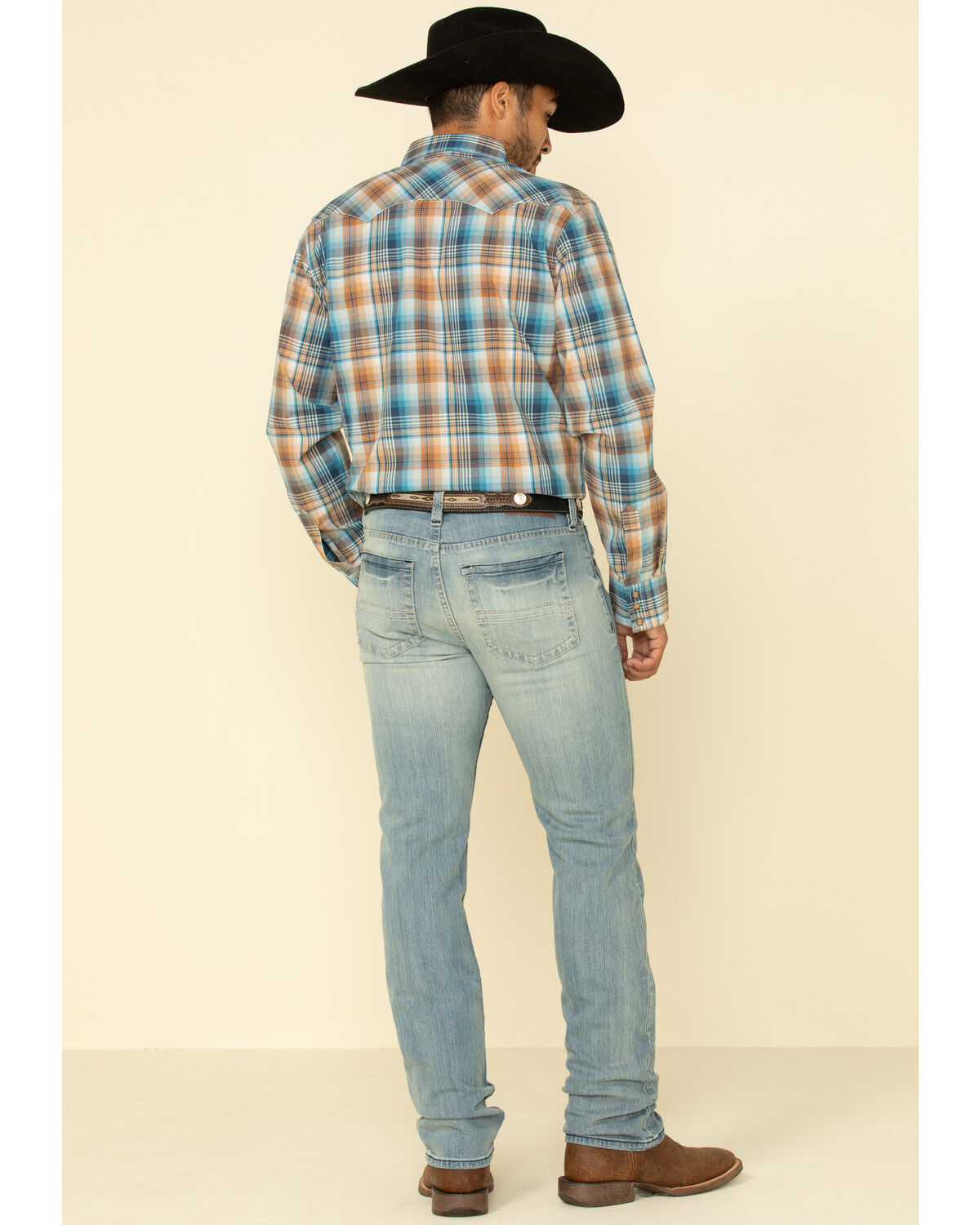 Image #2 - Cody James Men's Crupper Light Wash Stretch Slim Straight Jeans, Blue, hi-res