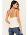 Image #4 - Shyanne Women's Lace Satin Cami, Cream, hi-res
