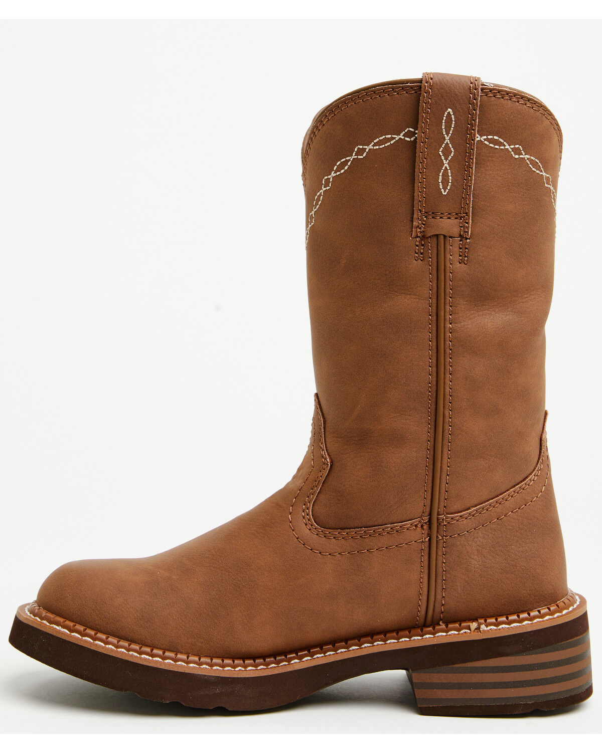 Image #3 - Justin Women's Lillie Roper Western Boots - Round Toe, Brown, hi-res