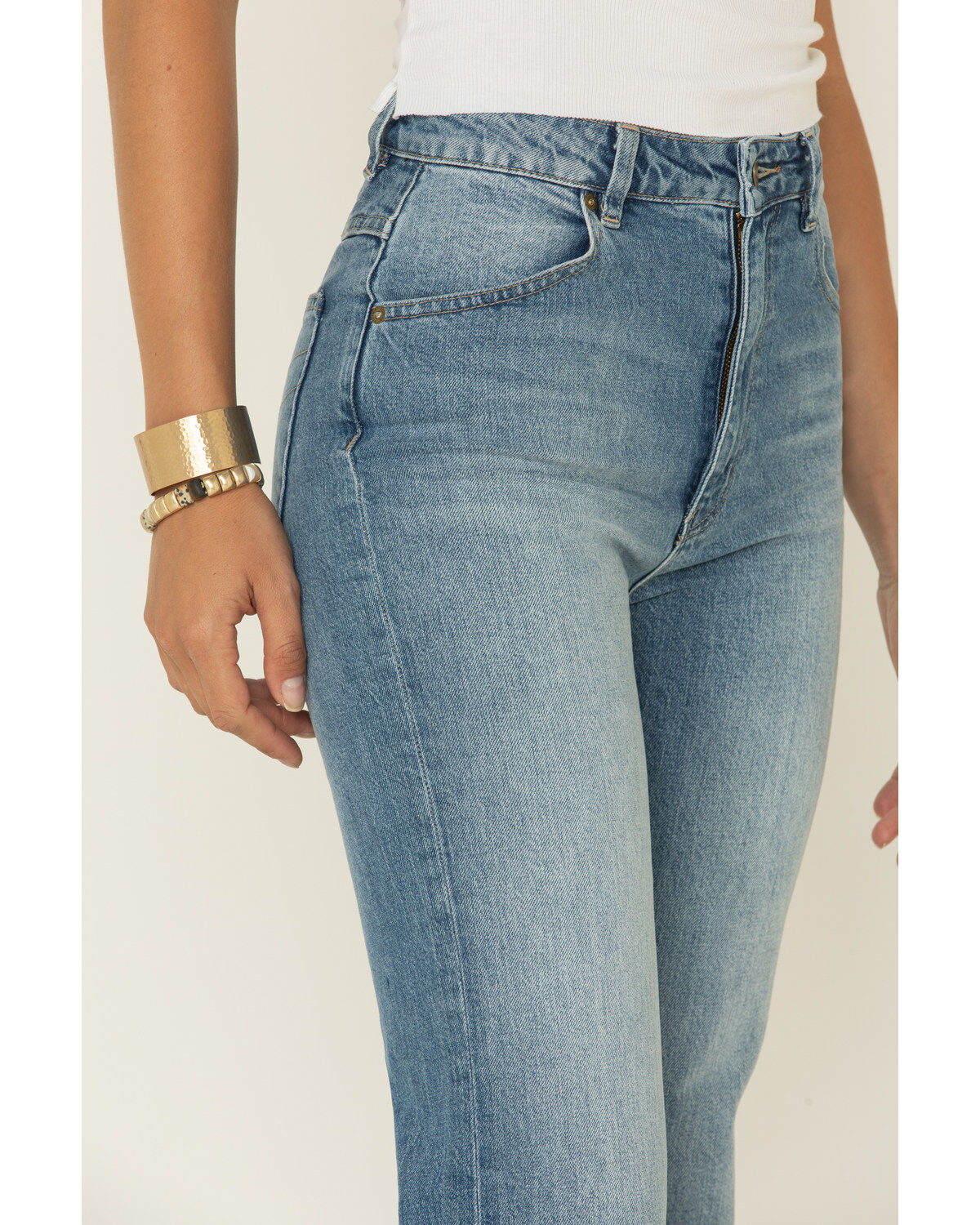Image #3 - Rolla's Women's Medium East Coast Flare Jeans, Blue, hi-res