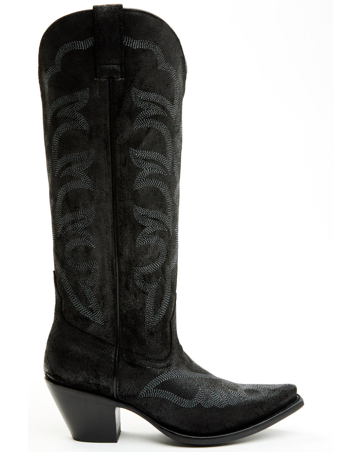 Image #2 - Shyanne Women's High Desert Tall Western Boots - Snip Toe, Black, hi-res