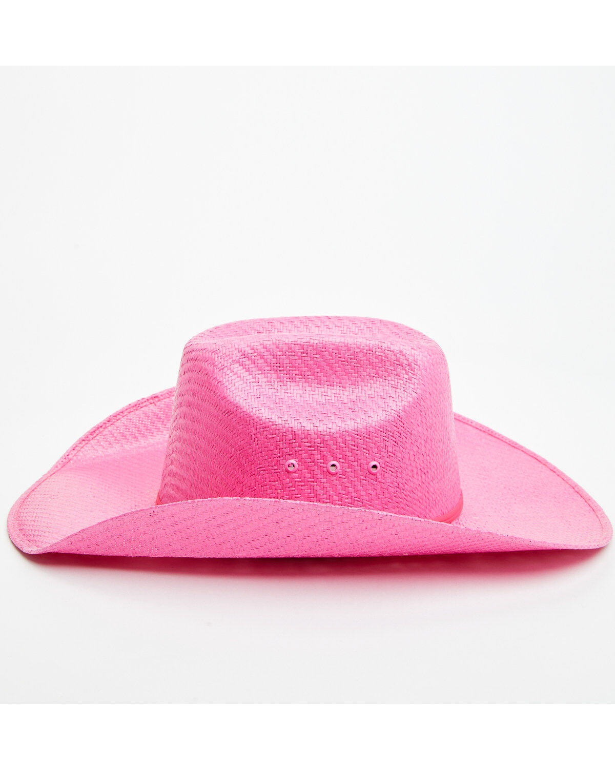 Image #3 - Twisted Little Kids' Straw Cowboy Hat, Hot Pink, hi-res