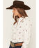 Image #2 - Shyanne Women's Sagewind Floral Print Long Sleeve Button-Down Western Shirt, White, hi-res