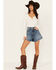 Image #1 - Levi's Women's Medium Wash Call It A Good Day High Waisted Mom Shorts, Medium Wash, hi-res