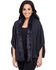 Cripple Creek Women's Charcoal Rabbit-Trimmed Sweater, Charcoal Grey, hi-res