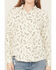 Image #3 - Idyllwind Women's Snowden Floral Print Long Sleeve Featherlight Western Shirt, Cream, hi-res
