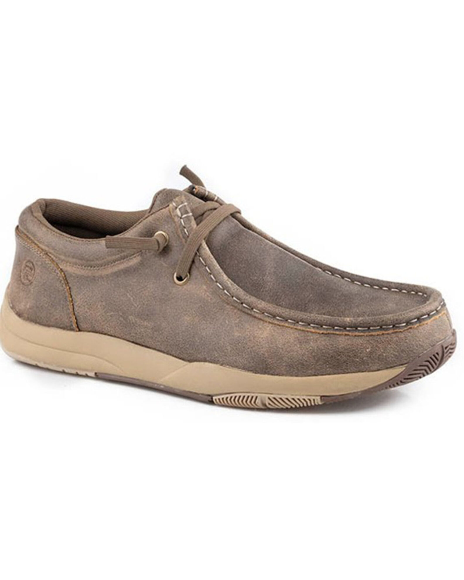 Roper Men's Clearcut Low Casual Shoes - Moc Toe, Brown