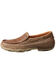 Image #3 - Twisted X Women's Tooled Slip-On Driving Moc Shoes - Moc Toe, Brown, hi-res
