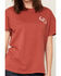 Image #3 - Girl Dangerous Women's Horseshoe Embroidered Short Sleeve Oversized Graphic Tee, Rust Copper, hi-res