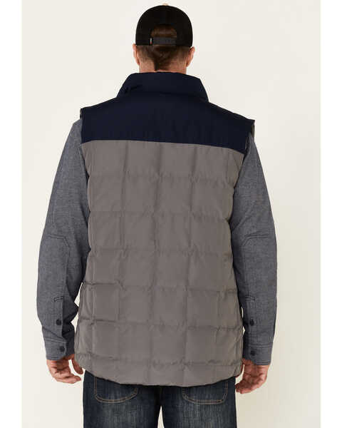 Hawx Men's Gray Colorblock Whistler Insulated Work Vest , Grey, hi-res