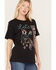 Image #2 - Idyllwind Women's Quail Let's Rodeo Short Sleeve Graphic Tee, Black, hi-res
