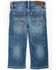Cody James Toddler Boys' Silverton Light Wash Mid Rise Stretch Relaxed Bootcut Jeans, Light Wash, hi-res