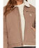 Image #3 - Carhartt Women's Crawford Sherpa Detroit Jacket, Brown, hi-res