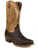 Dan Post Men's Exotic Snake Skin Western Boots - Square Toe, Brown, hi-res
