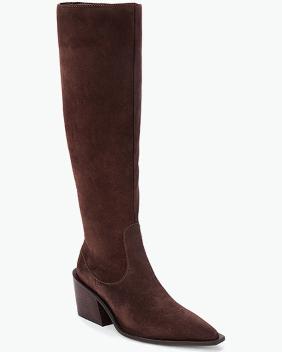 Image #1 - Matisse Women's Antony Tall Suede Fashion Boots - Snip Toe, Brown, hi-res