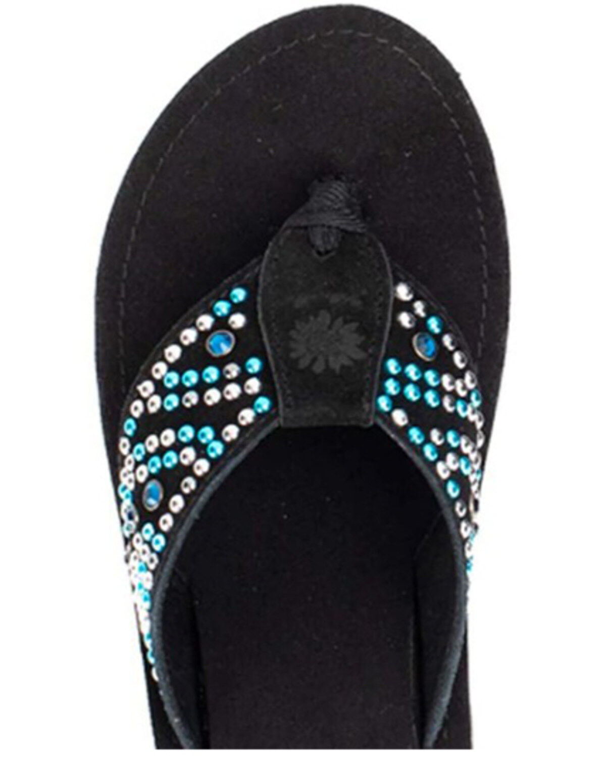 Image #2 - Yellow Box Women's Trixy Flip-Flip Wedge Sandal, Turquoise, hi-res