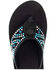 Image #2 - Yellow Box Women's Trixy Flip-Flip Wedge Sandal, Turquoise, hi-res