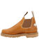 Georgia Boot Women's Floral Chelsea Western Work Boots - Moc Toe, Brown, hi-res