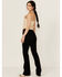 Image #3 - Rock & Roll Denim Women's High Rise Bootcut Stretch Denim Jeans, Black, hi-res
