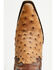 Image #6 - Tanner Mark Women's Ostrich Print Tall Western Boots - Snip Toe, Brown, hi-res