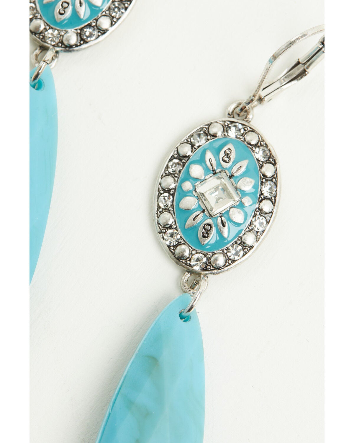 Image #2 - Lainey Wilson Women's Stone Drop Earrings, Turquoise, hi-res