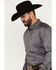 Image #3 - Ariat Men's Team Logo Twill Long Sleeve Button-Down Western Shirt, Dark Grey, hi-res