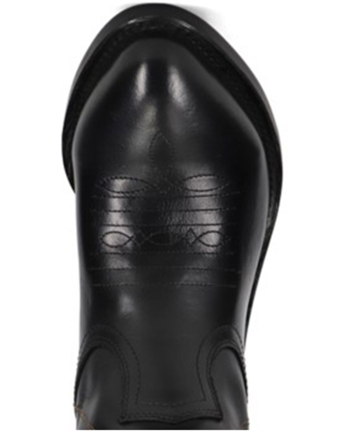 Image #6 - Frye Women's Billy Deco Stitch Western Boots - Round Toe, Black, hi-res