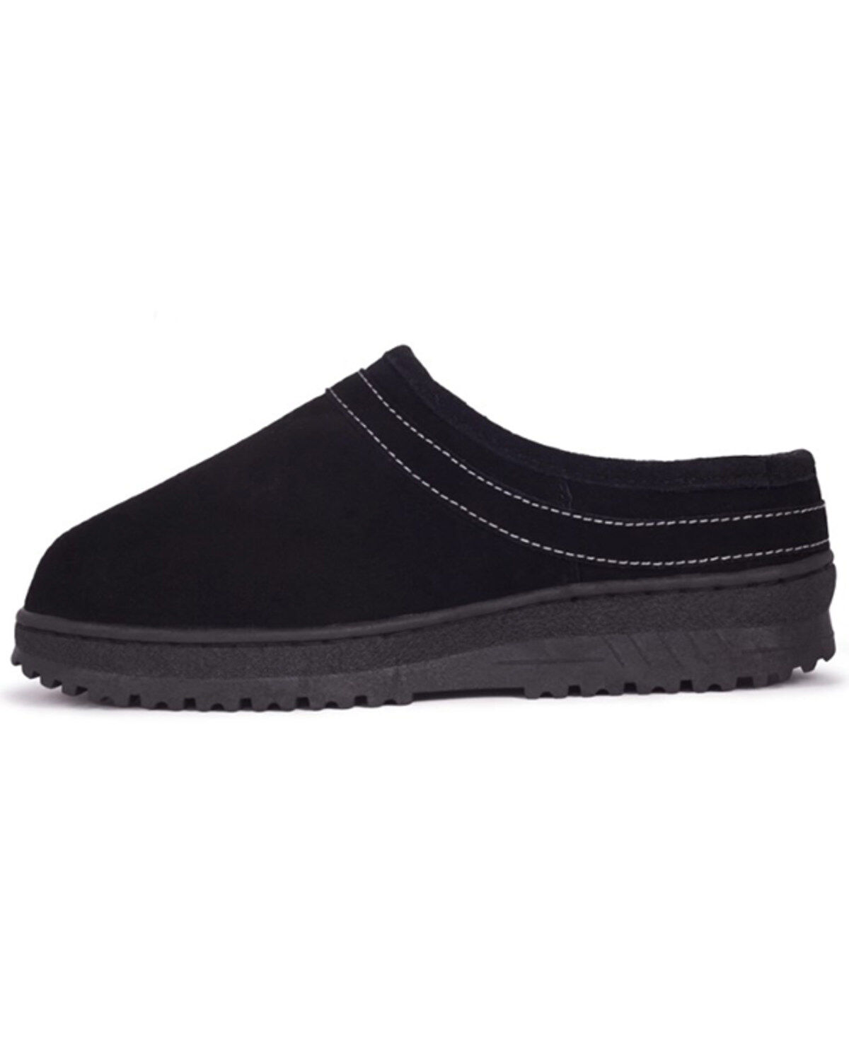 Image #2 - Cloud Nine Women's Sheepskin Clog Slippers, Black, hi-res