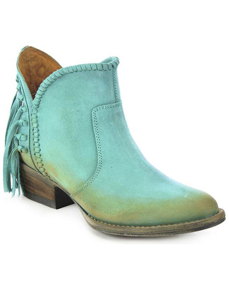 circle g turquoise booties