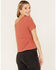 Image #4 - Ariat Women's Embroidered Southwestern Graphic One Shoulder Tee, , hi-res